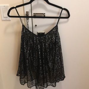 Zara black cami size Xs new without tag